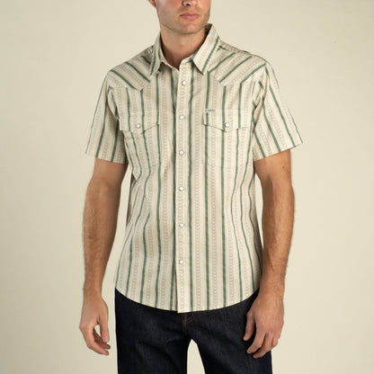 Sendero Provisions Co. The Wyatt Pearl Snap Short Sleeve Print Shirt