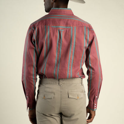 Sendero Provisions Co. The Wyatt Pearl Snap Long Sleeve Print Shirt