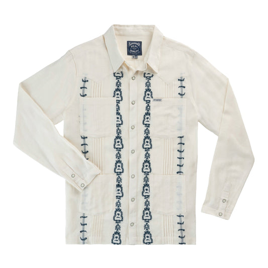 Sendero Provisions Co. Caballero Guayabera Long Sleeve Shirt