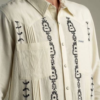 Sendero Provisions Co. Caballero Guayabera Long Sleeve Shirt