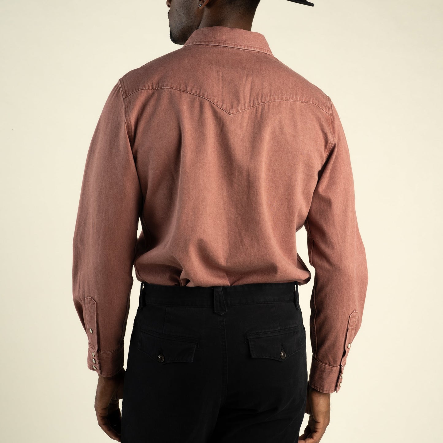 Sendero Provisions Co. The Wyatt Pearl Snap Long Sleeve Denim Shirt