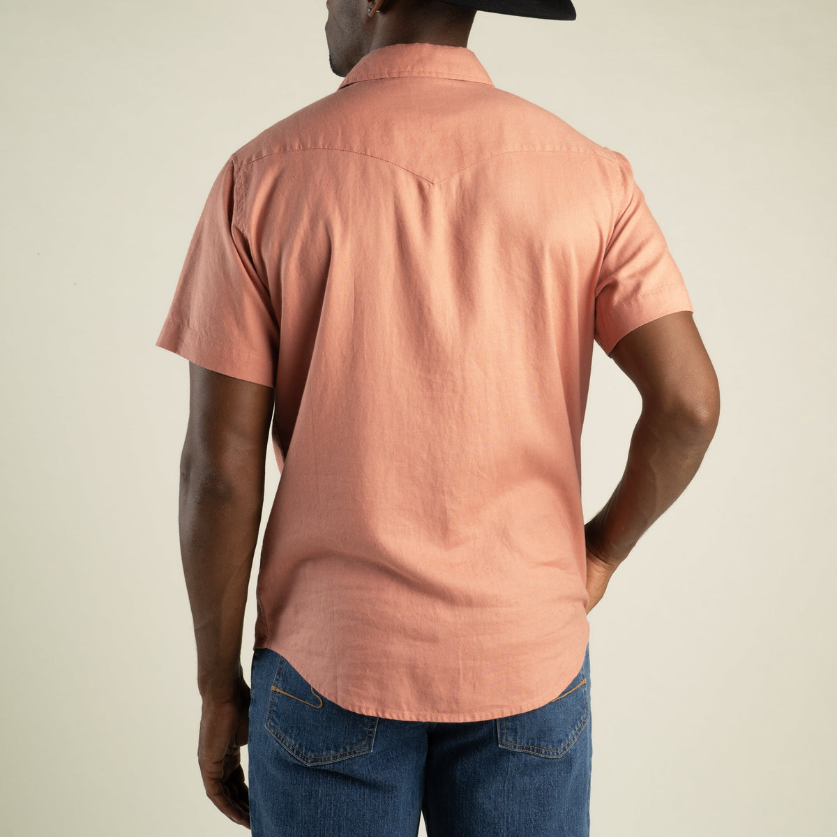 Sendero Provisions Co. The Wyatt Pearl Snap Short Sleeve Solid Shirt
