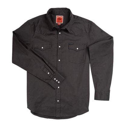 Sendero Provisions Co. The Wyatt Pearl Snap Long Sleeve Solid Shirt