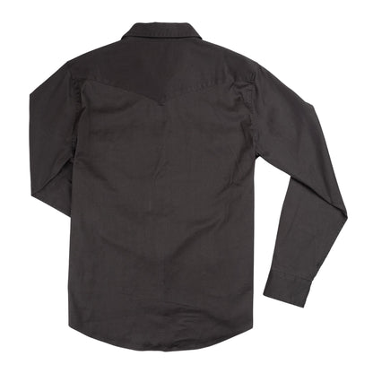 Sendero Provisions Co. The Wyatt Pearl Snap Long Sleeve Solid Shirt