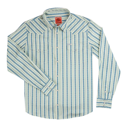 Sendero Provisions Co. The Wyatt Pearl Snap Long Sleeve Print Shirt