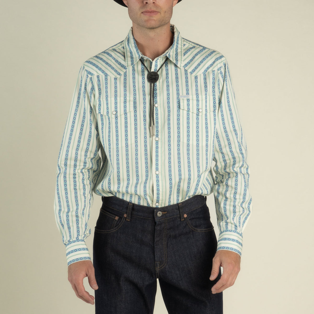 Sendero Provisions Co. The Wyatt Pearl Snap Long Sleeve Print Shirt