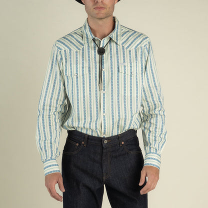 Sendero Provisions Co. The Wyatt Pearl Snap Long Sleeve Print Shirt