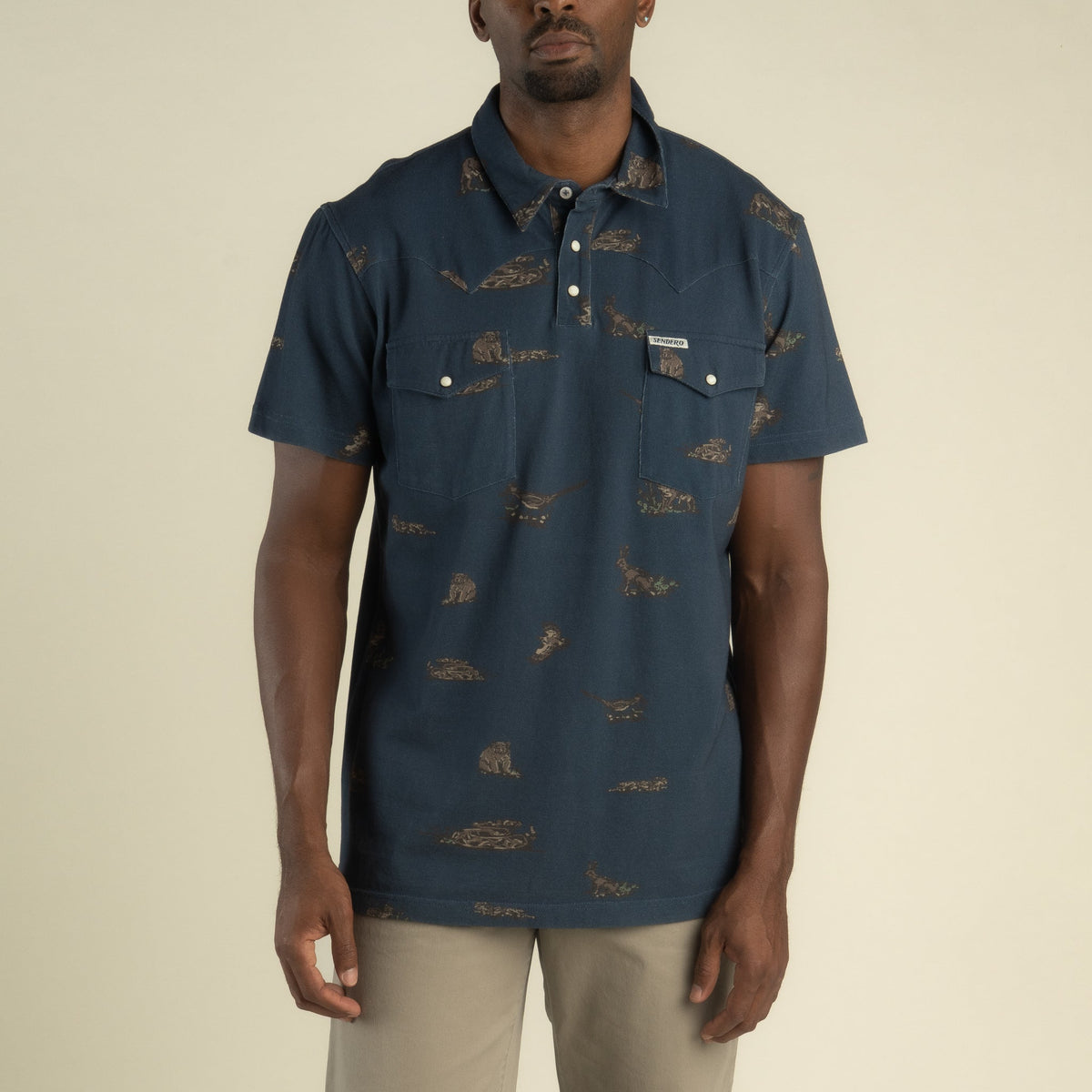 Sendero Provisions Co. Cantina Pique Polo Short Sleeve Shirt