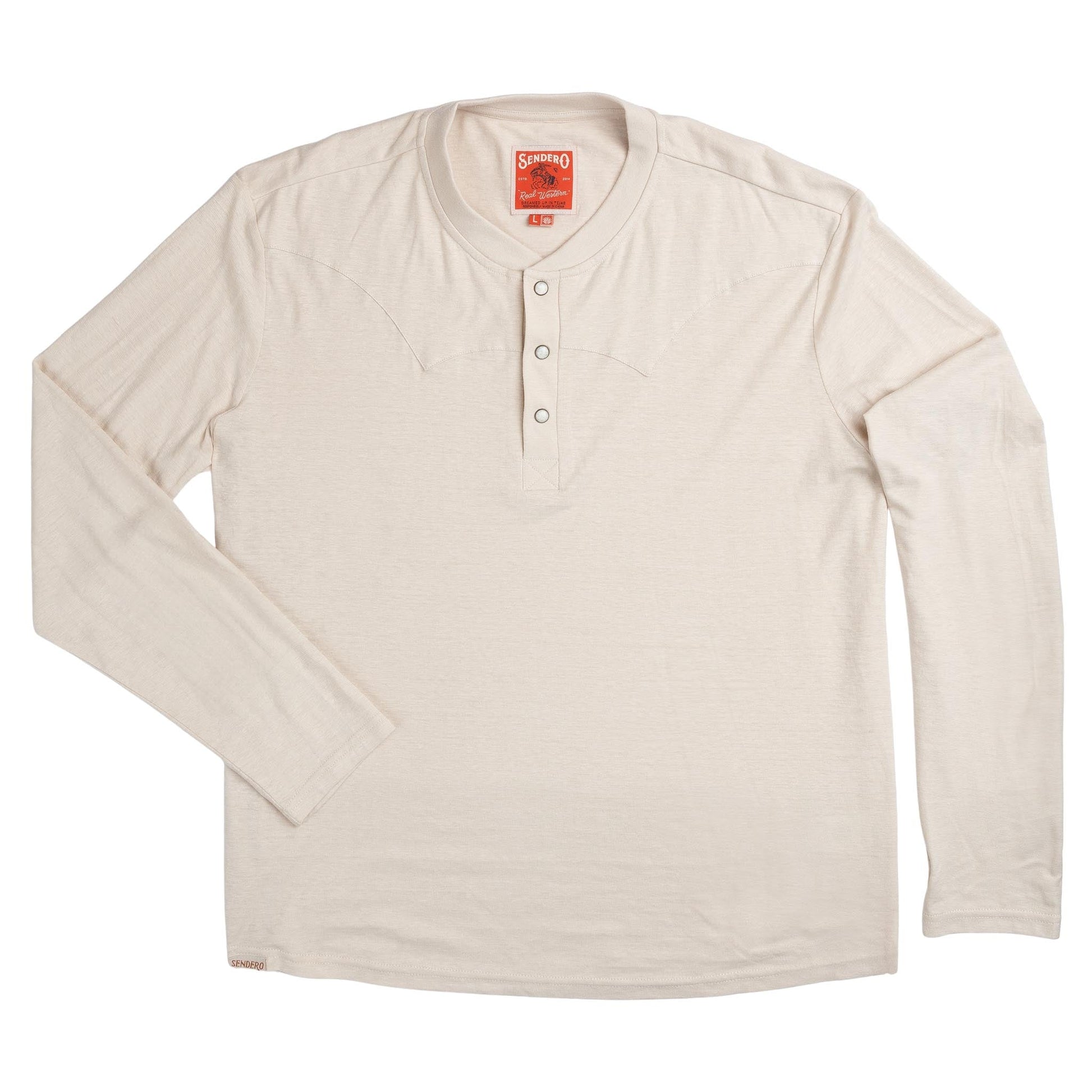 Sendero Provisions Co. Tex Western Long Sleeve Henley