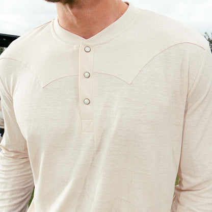 Sendero Provisions Co. Tex Western Long Sleeve Henley