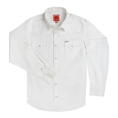 Sendero Provisions Co. The Wyatt Pearl Snap Long Sleeve Solid Shirt