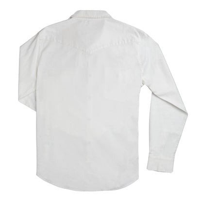 Sendero Provisions Co. The Wyatt Pearl Snap Long Sleeve Solid Shirt