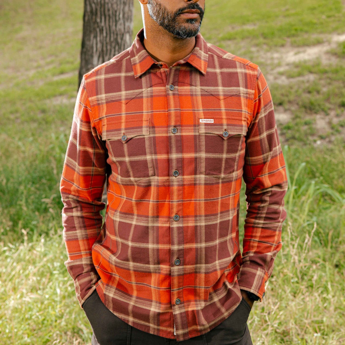 Sendero Provisions Co. Durango Flannel - Lightweight Stretch
