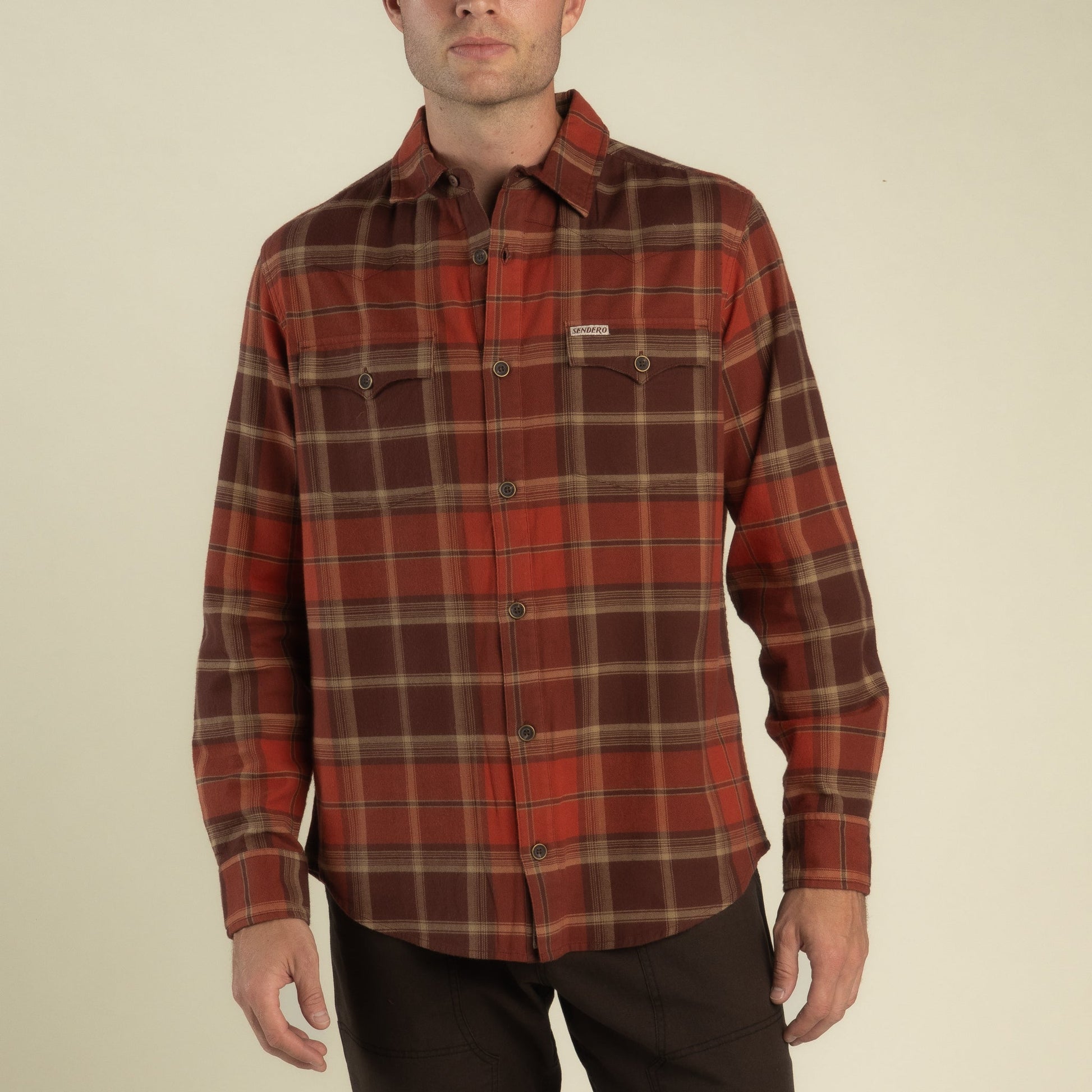Sendero Provisions Co. Durango Flannel - Lightweight Stretch