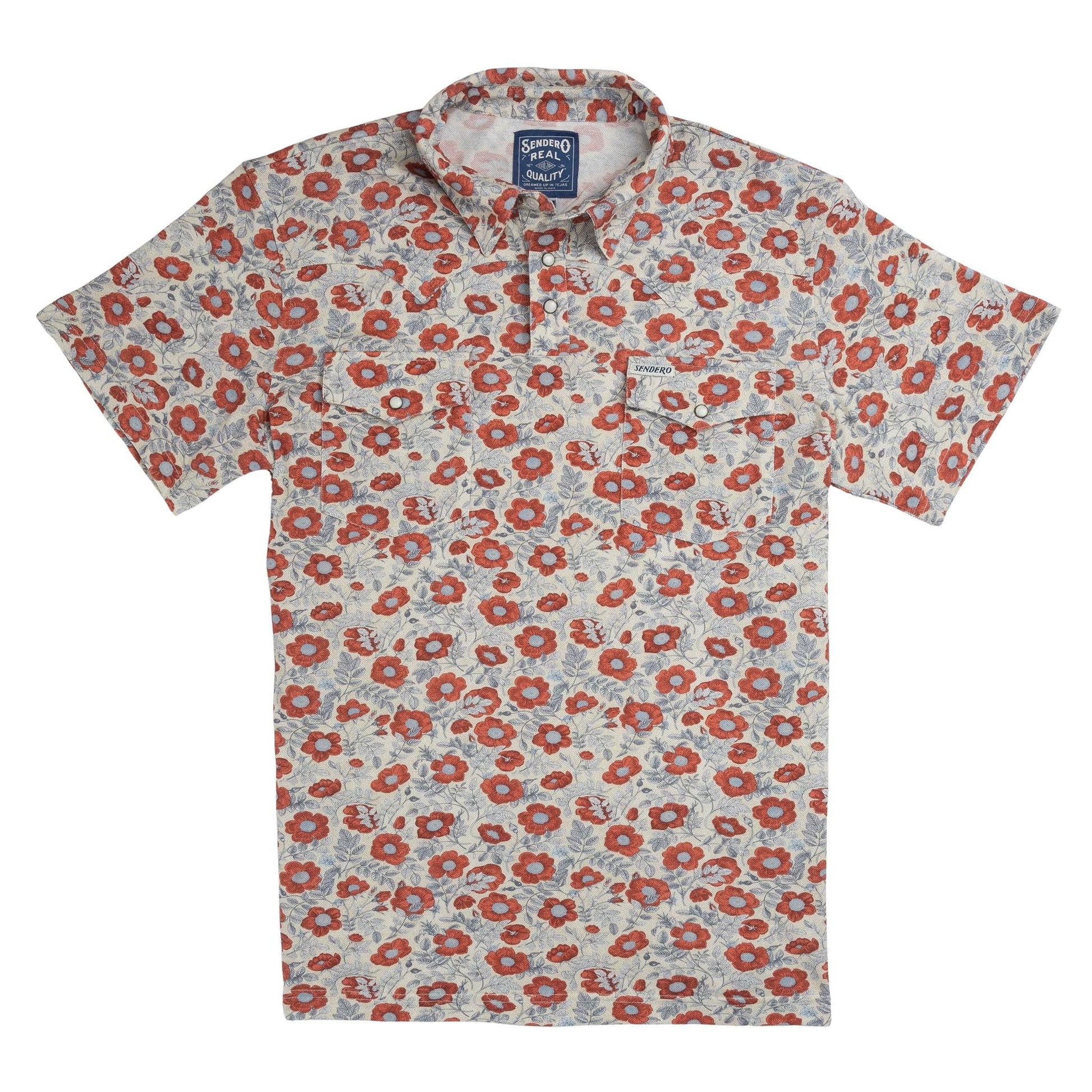 Sendero Provisions Co. Cantina Pique Polo Short Sleeve Shirt