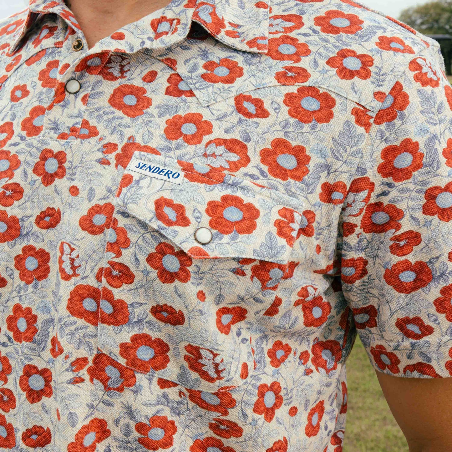 Sendero Provisions Co. Cantina Pique Polo Short Sleeve Shirt