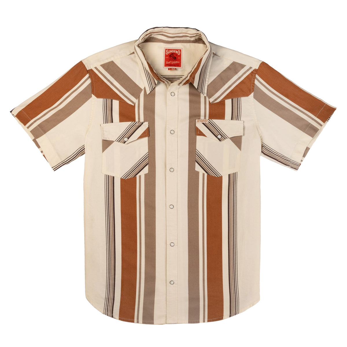 Sendero Provisions Co. The Wyatt Pearl Snap Short Sleeve Print Shirt