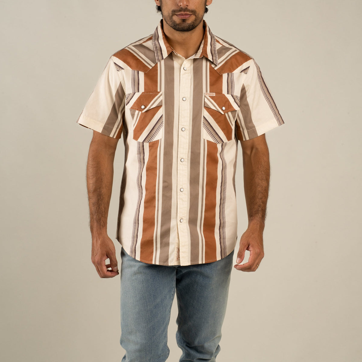 Sendero Provisions Co. The Wyatt Pearl Snap Short Sleeve Print Shirt