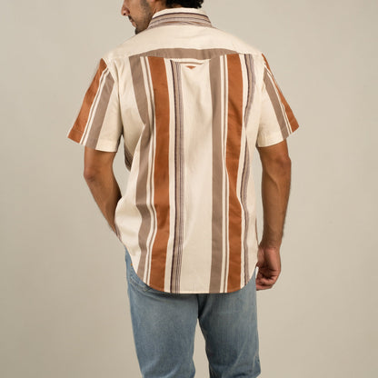 Sendero Provisions Co. The Wyatt Pearl Snap Short Sleeve Print Shirt