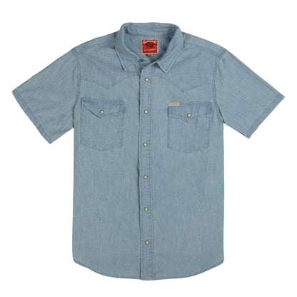 Sendero Provisions Co. The Wyatt Pearl Snap Short Sleeve Solid Shirt