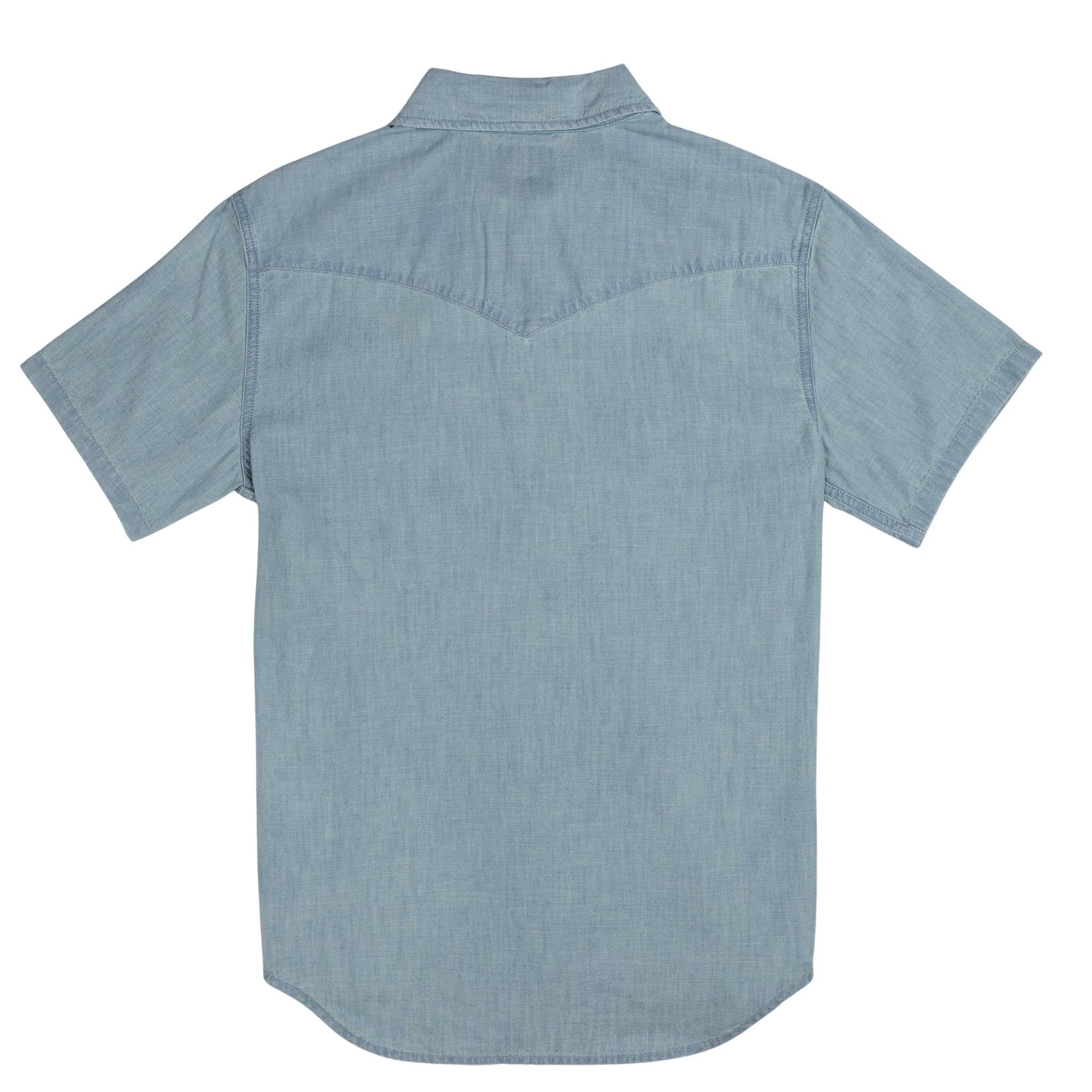 Sendero Provisions Co. The Wyatt Pearl Snap Short Sleeve Solid Shirt