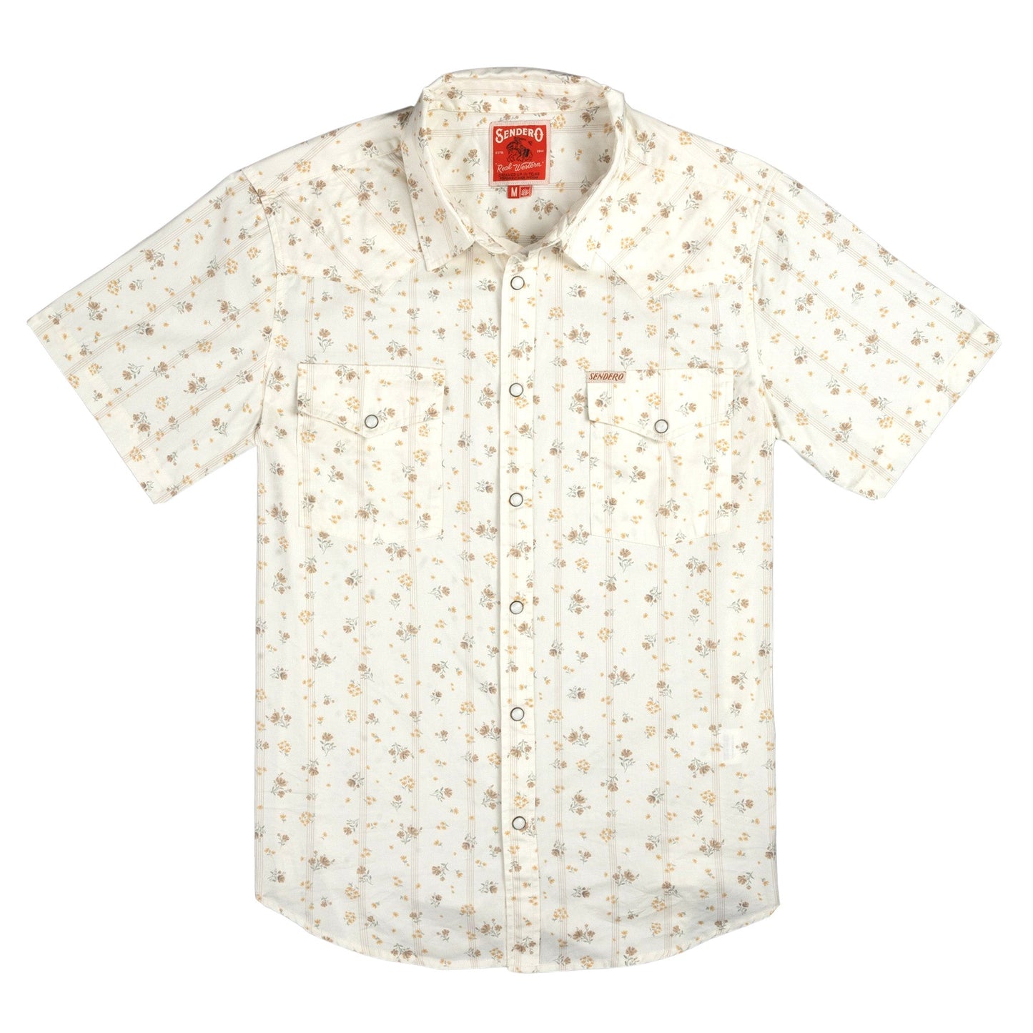 Sendero Provisions Co. The Wyatt Pearl Snap Short Sleeve Print Shirt