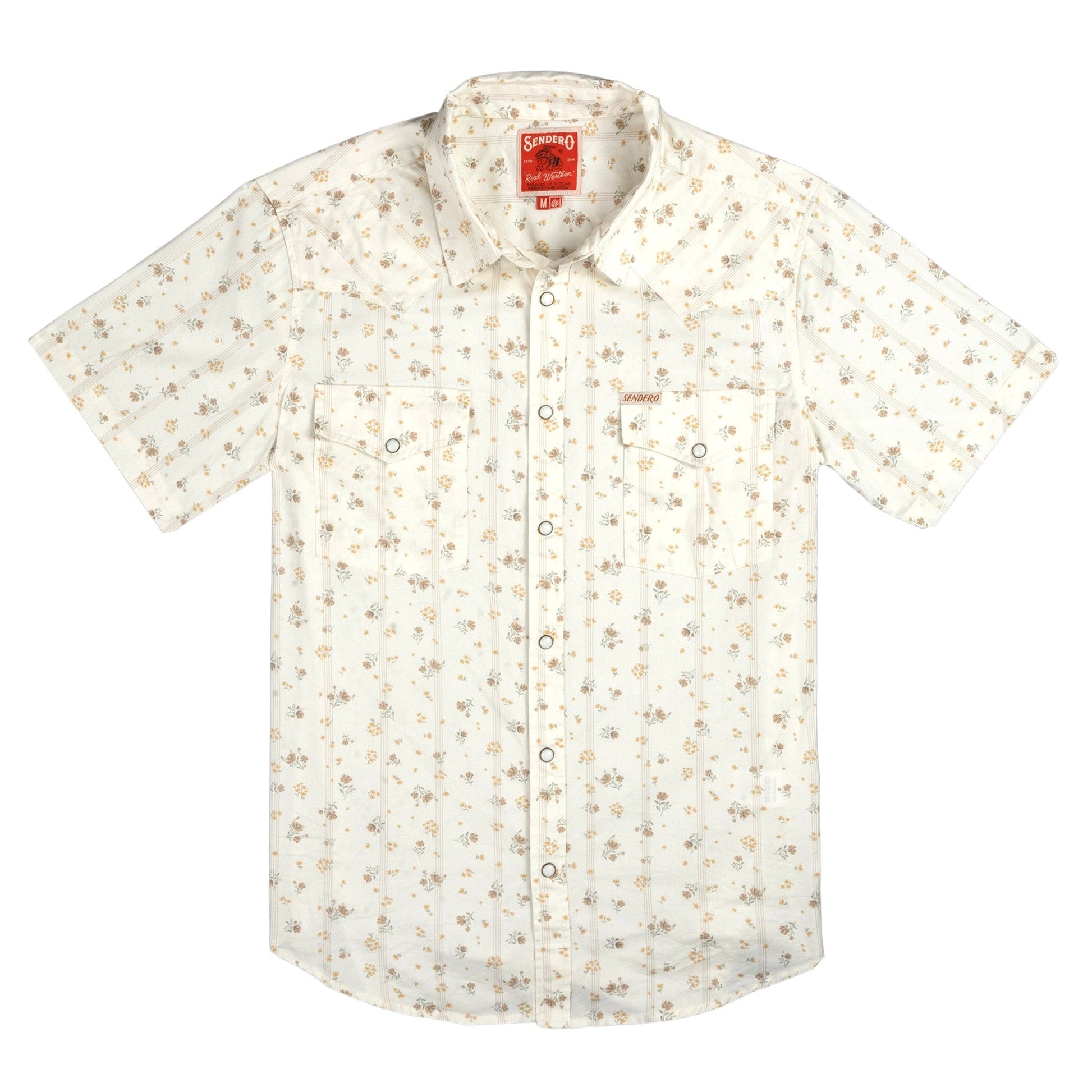 Sendero Provisions Co. The Wyatt Pearl Snap Short Sleeve Print Shirt