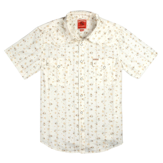 Sendero Provisions Co. The Wyatt Pearl Snap Short Sleeve Print Shirt