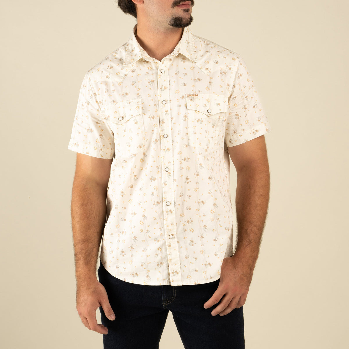 Sendero Provisions Co. The Wyatt Pearl Snap Short Sleeve Print Shirt