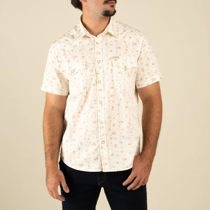 Sendero Provisions Co. The Wyatt Pearl Snap Short Sleeve Print Shirt