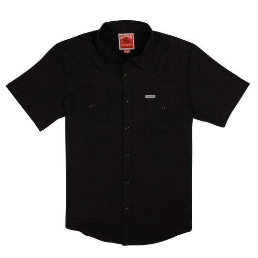 Sendero Provisions Co. The Wyatt Pearl Snap Short Sleeve Solid Shirt