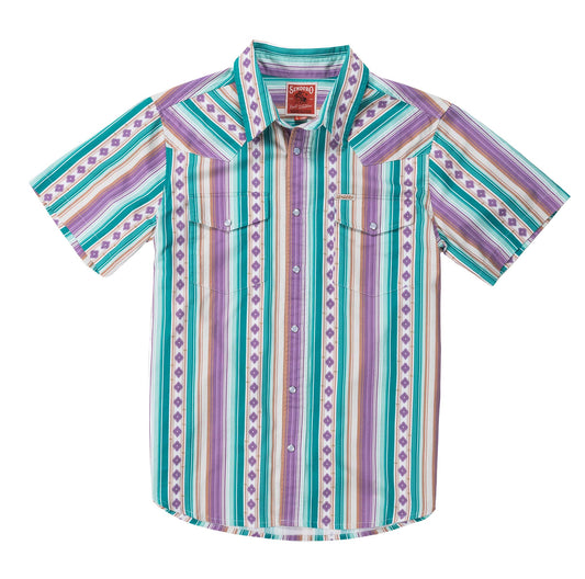 Sendero Provisions Co. The Wyatt Pearl Snap Short Sleeve Print Shirt