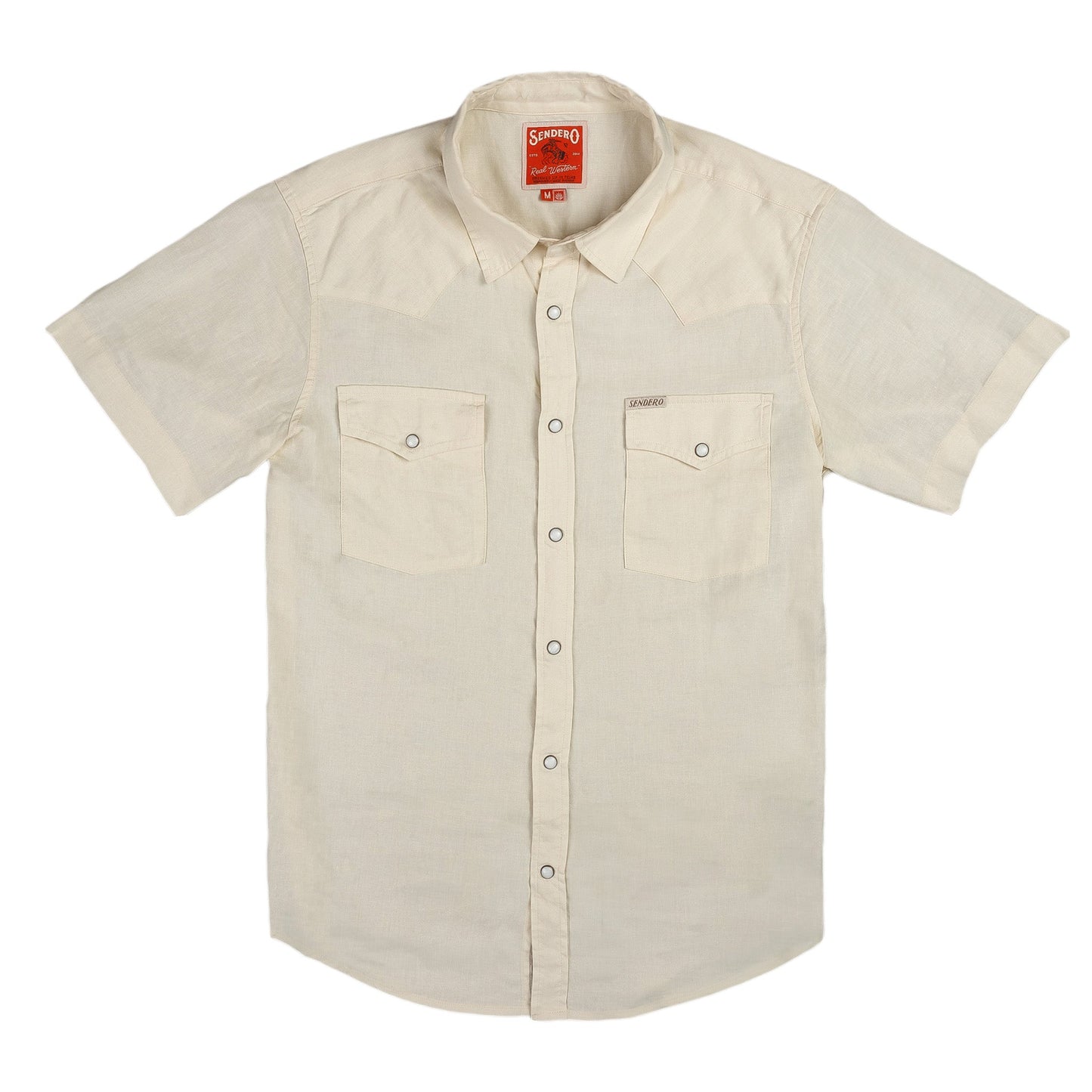 Sendero Provisions Co. The Wyatt Pearl Snap Short Sleeve Solid Shirt