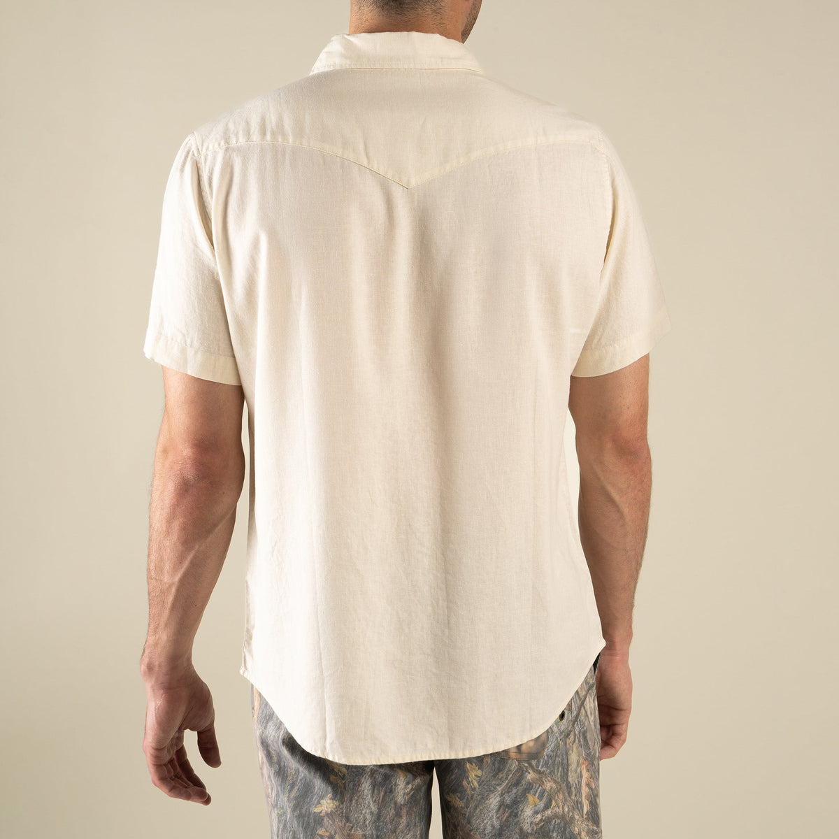 Sendero Provisions Co. The Wyatt Pearl Snap Short Sleeve Solid Shirt