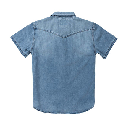 Sendero Provisions Co. The Wyatt Pearl Snap Short Sleeve Denim Shirt