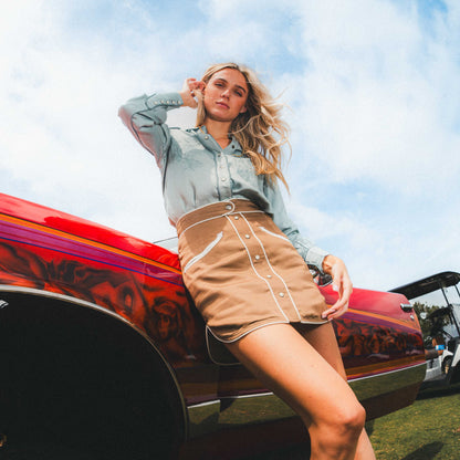 Sendero Provisions Co. Calamity Pearl Snap Skirt