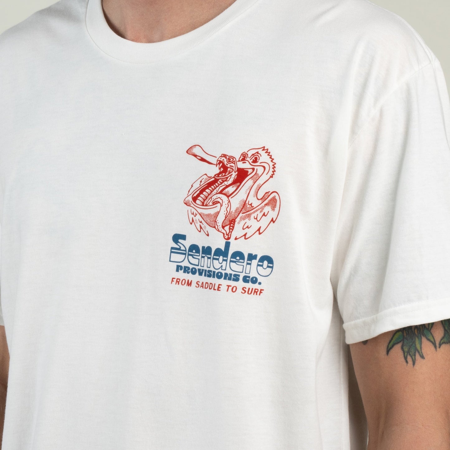Sendero Provisions Co. Saddle to Surf T-Shirt