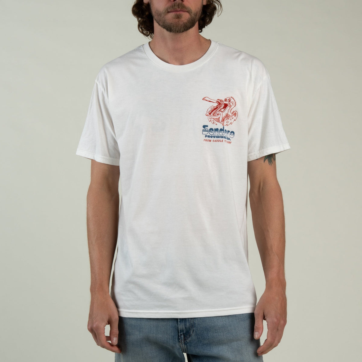Sendero Provisions Co. Saddle to Surf T-Shirt