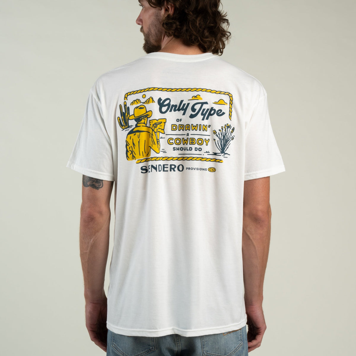 Sendero Provisions Co. Cowboy Drawin' T-Shirt