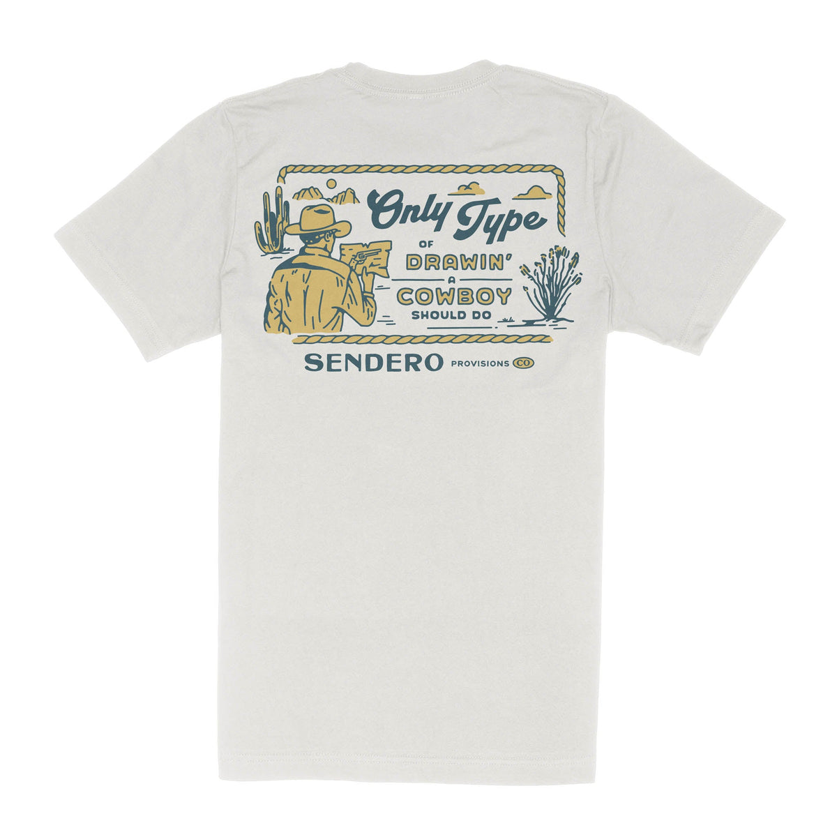 Sendero Provisions Co. Cowboy Drawin' T-Shirt