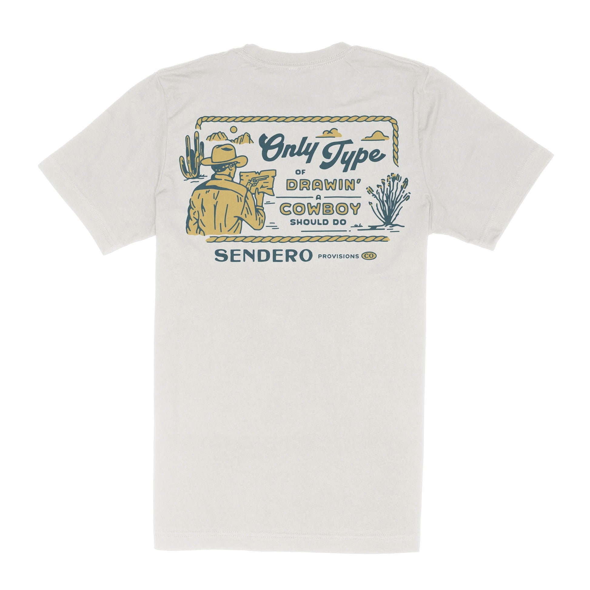 Sendero Provisions Co. Cowboy Drawin' T-Shirt