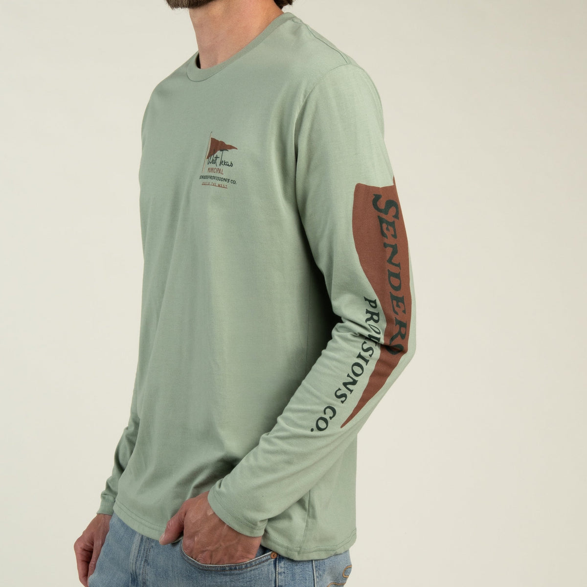 Sendero Provisions Co. West Texas Municipal Long Sleeve T-Shirt