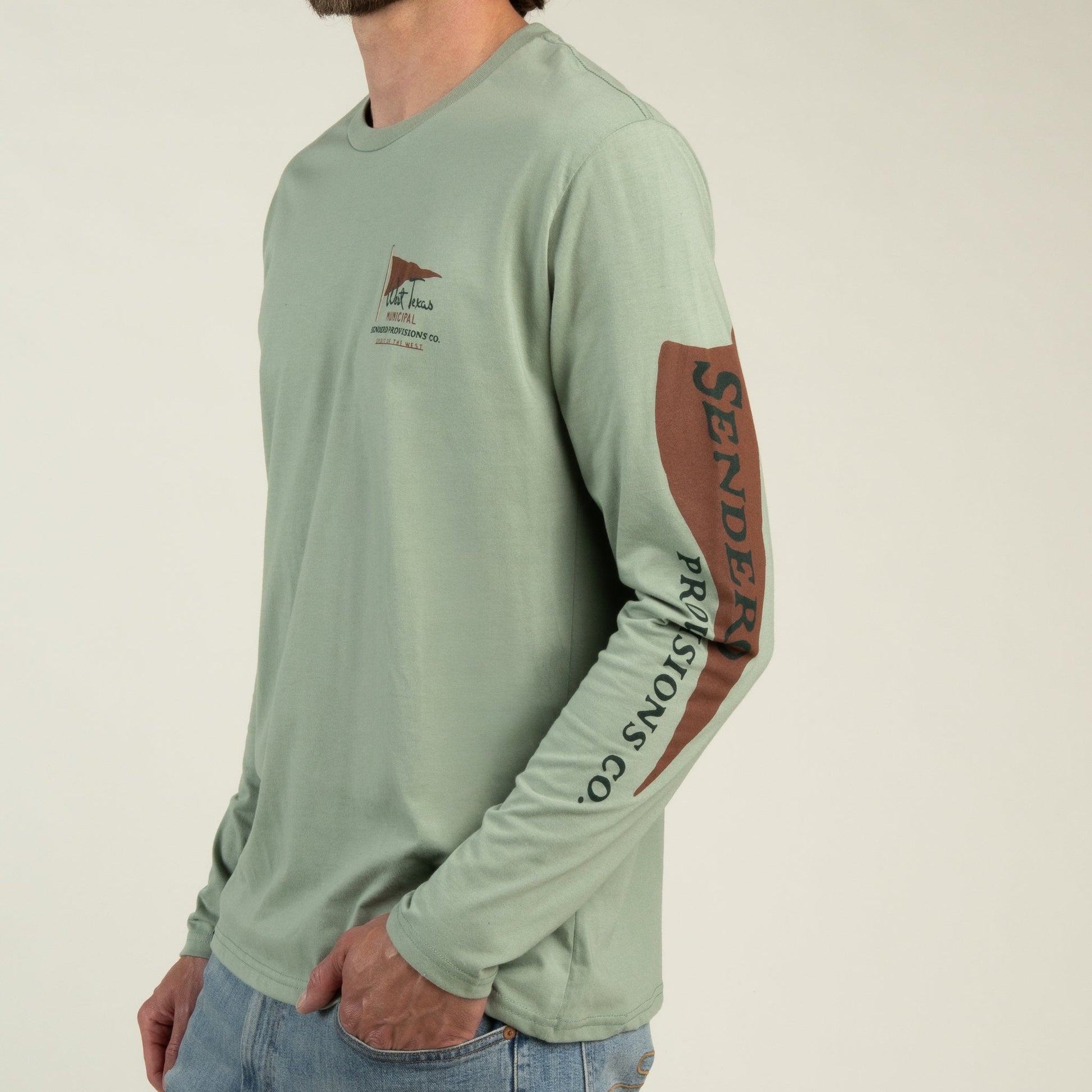 Sendero Provisions Co. West Texas Municipal Long Sleeve T-Shirt