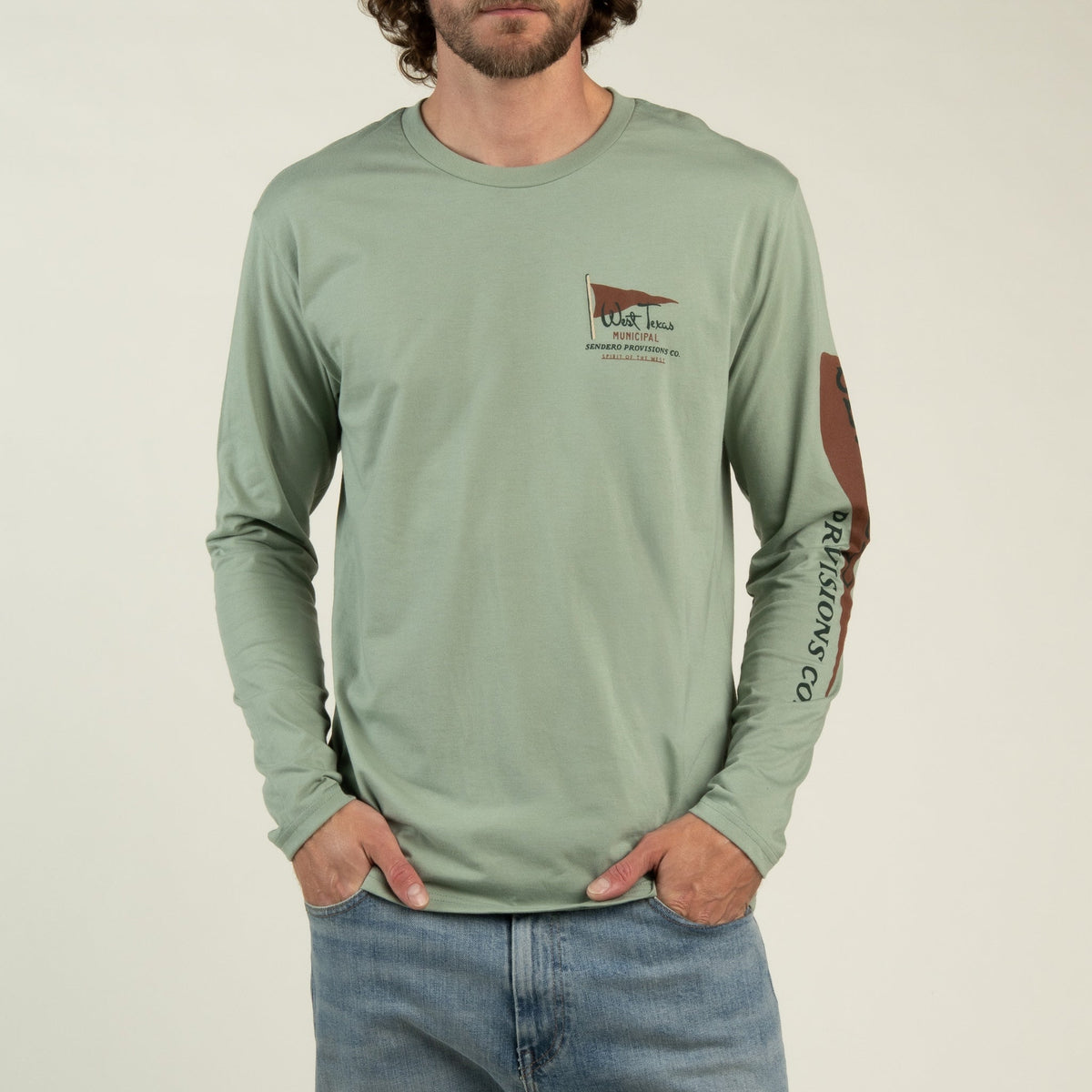 Sendero Provisions Co. West Texas Municipal Long Sleeve T-Shirt