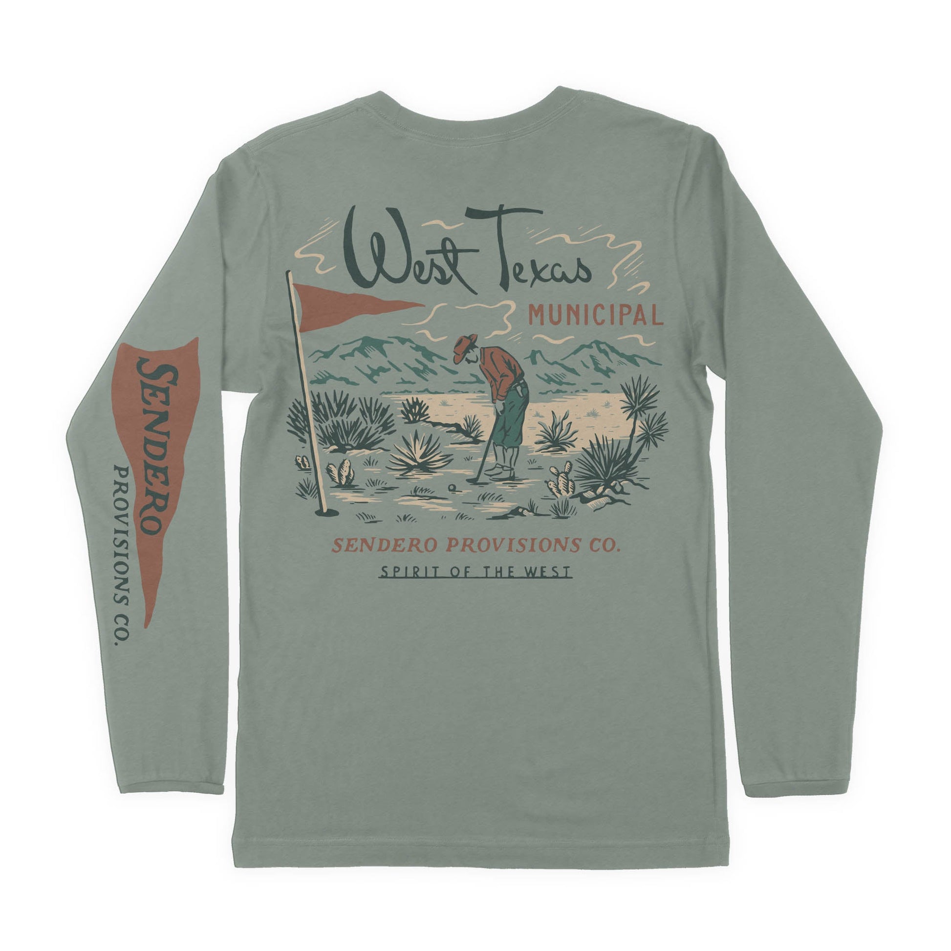 Sendero Provisions Co. West Texas Municipal Long Sleeve T-Shirt