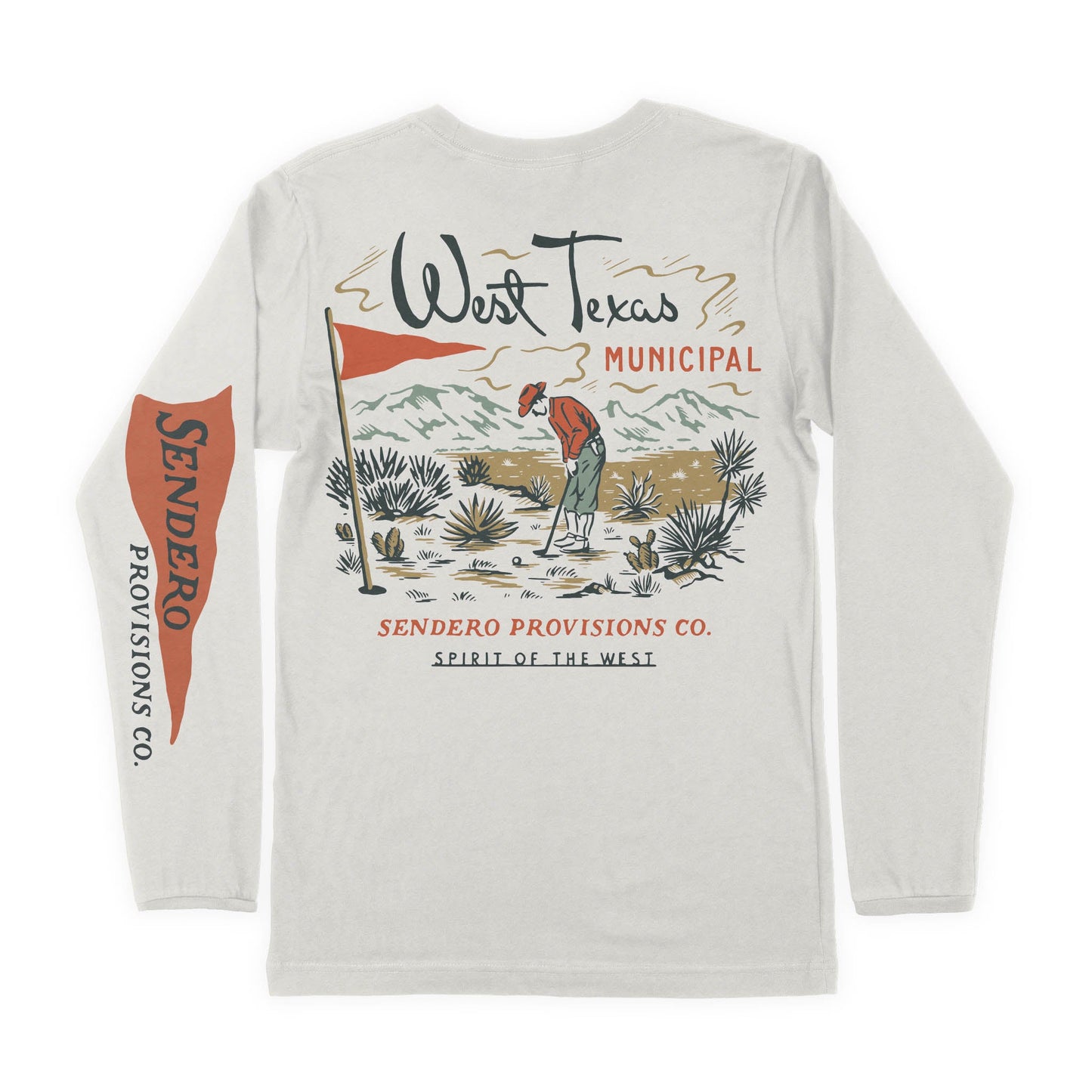 Sendero Provisions Co. West Texas Municipal Long Sleeve T-Shirt