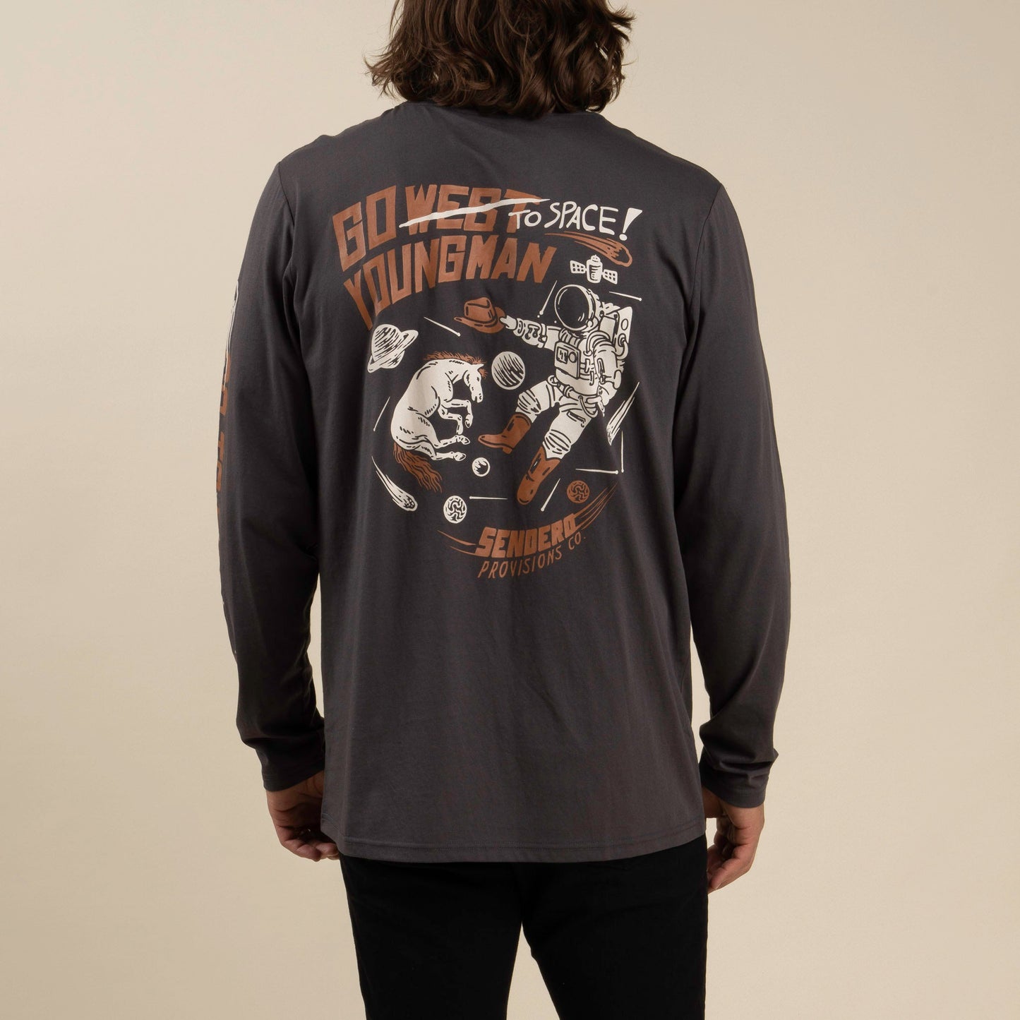 Sendero Provisions Co. To Space Long Sleeve T-Shirt