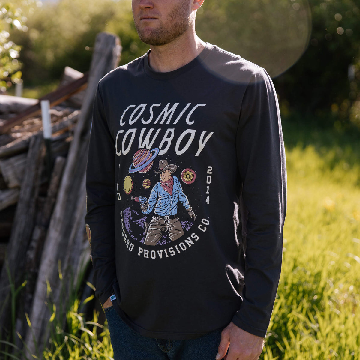 Sendero Provisions Co. Cosmic Cowboy Long Sleeve T-Shirt