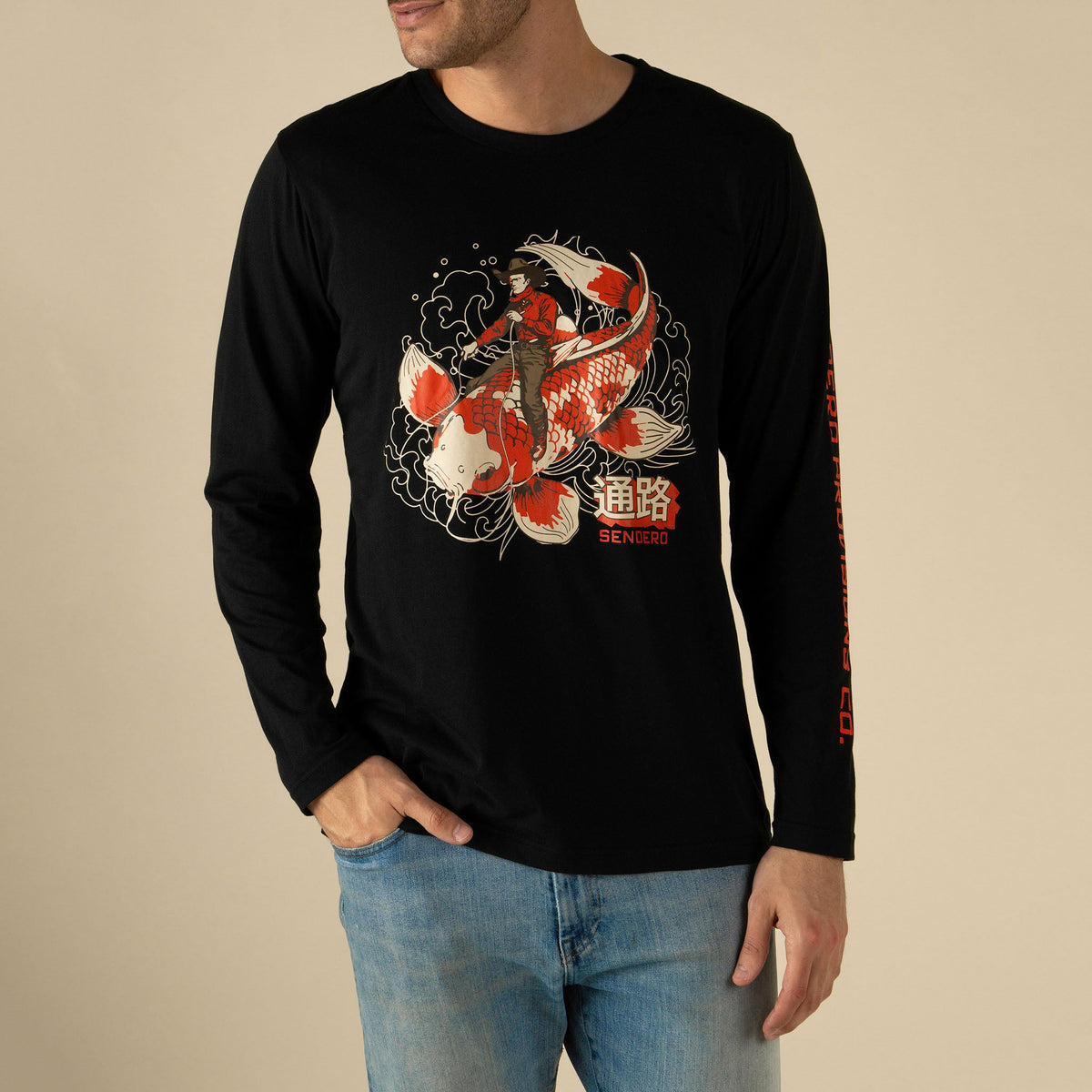 Sendero Provisions Co. Koi Bronc Long Sleeve T-Shirt
