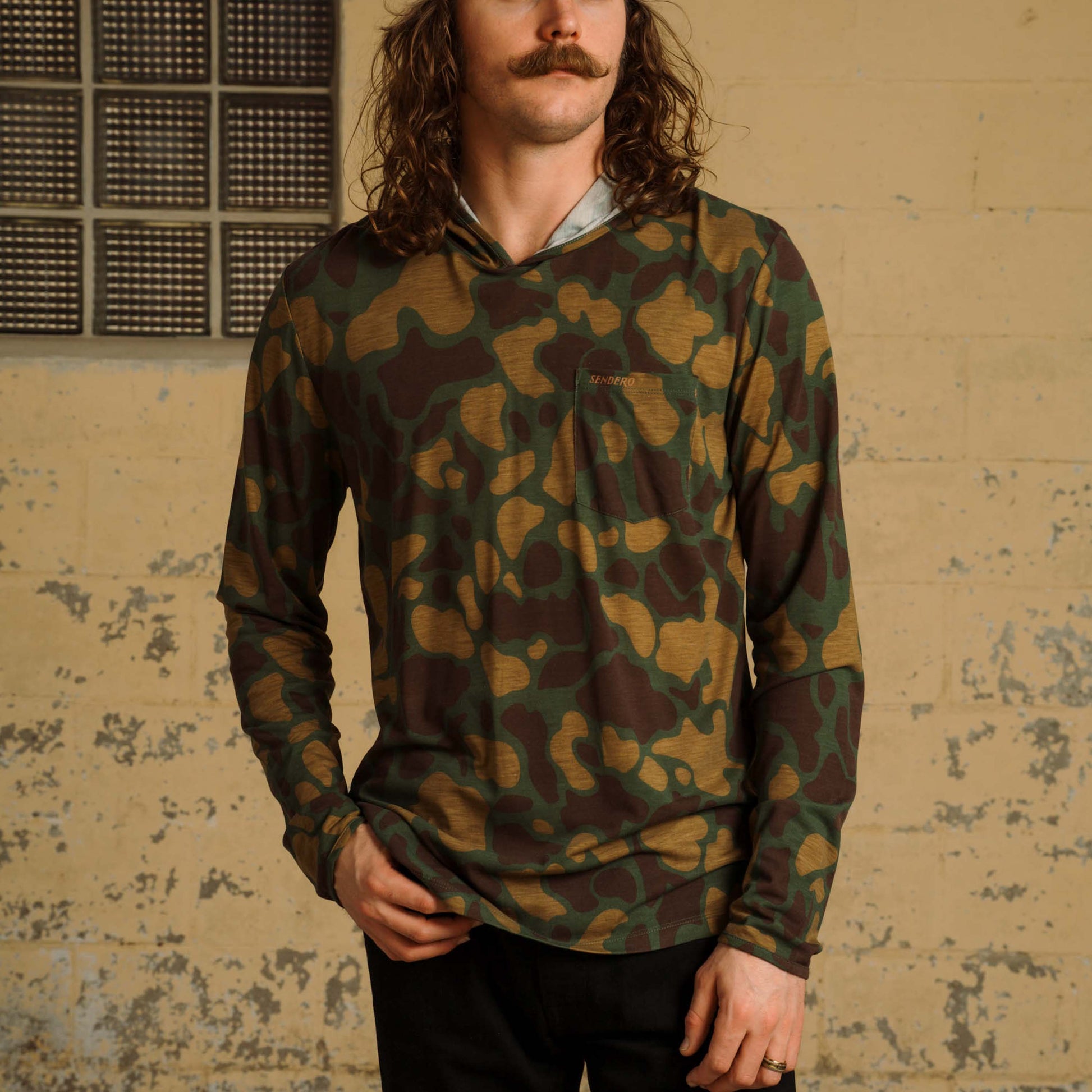 Sendero Provisions Co. Yucatan Bamboo Hoodie Tech Long Sleeve Shirt